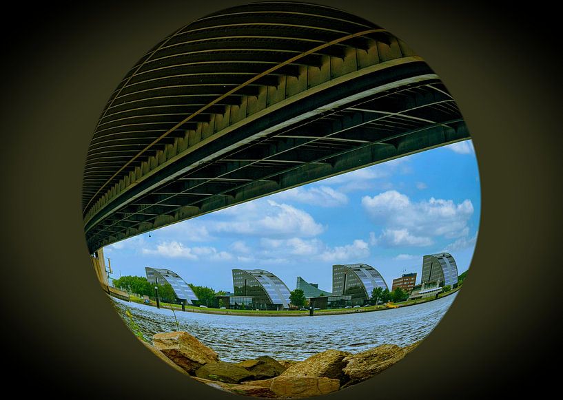 Van Brienenoord-Brücke Rotterdam von Monique van Falier
