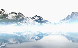 Schneebedeckte Berge 5 von Angel Estevez