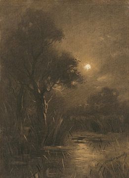 Avondlandschap, Ladislav Mednyánszky