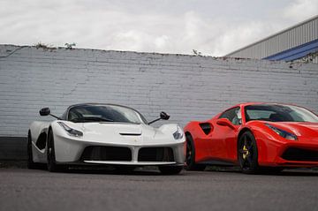 Ferrari's ter waarde van 2 miljoen! van Joost Prins Photograhy