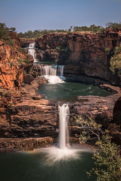 Mitchell Falls - waterval  Australie van Family Everywhere