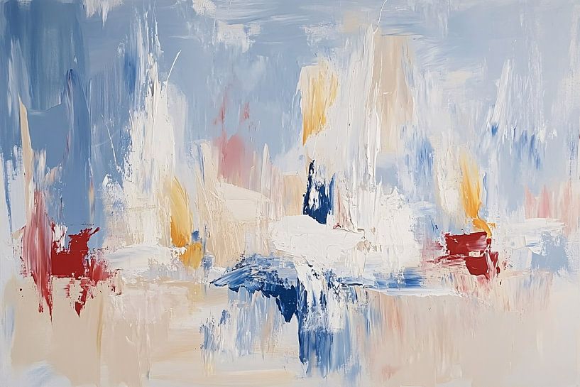 Abstrakte Malerei in sanften Tönen von Imperial Art House