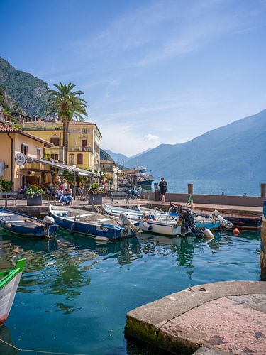 Lac de Garde : Limone sul Garda - Vieux port sur t.ART