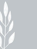 Light Blue Botanical - Botanical Print