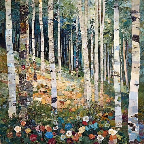 Dance of Colors in the Woods