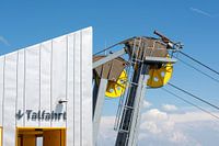 Seilbahn-Abstiegsstelle - Modernes trifft auf Alpines