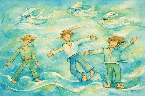 Dans la danse du vent – libre et portée