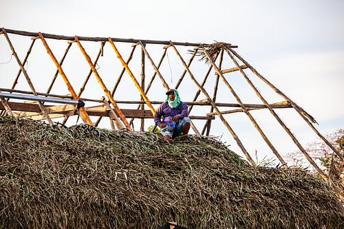 Toit à Playa Venao sur Charles de Monchy