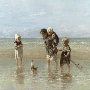 Kinderen der Zee (vierkante uitvoering), Jozef Israëls