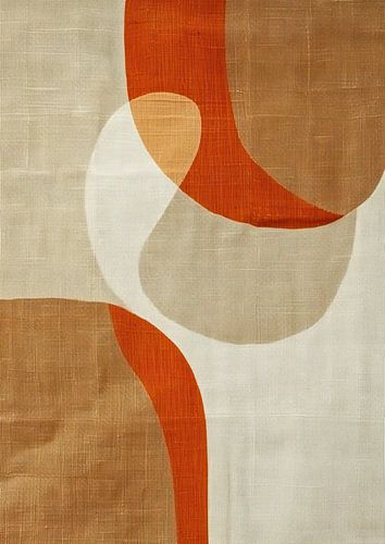 Abstrait doux sur lin