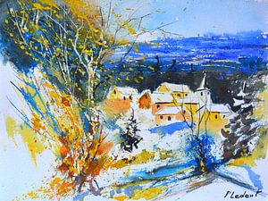 Dorf im Schnee