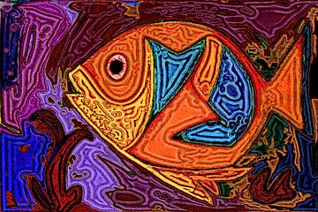 A flamboyant fish by Anna Marie de Klerk