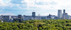 Berlin 360° in 10 Panoramen - Panorama 5:  City West mit Hotel- und Bürotürmen am Kurfürstendamm und Tauentzienstrasse