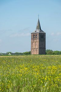 Blick auf die Ouder Toren von Winssen von den Auen aus