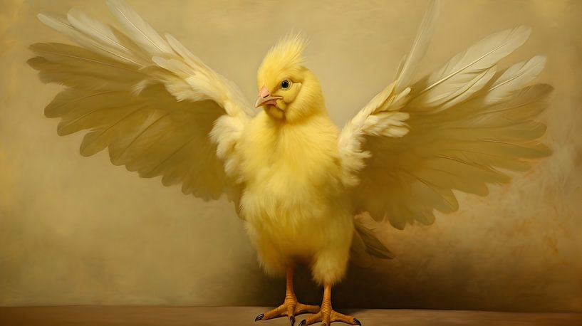 Angry baby animal. by Heike Hultsch