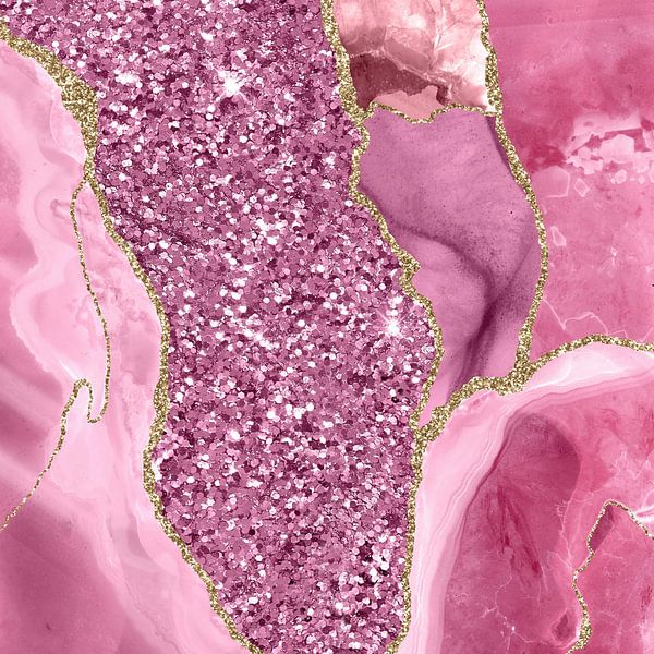 Agaat Schittering Textuur 03 van Aloke Design