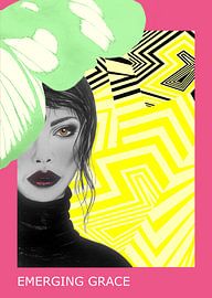 Gaiana-Emerging Grace (Pink Edition) sur Anne Koek Art