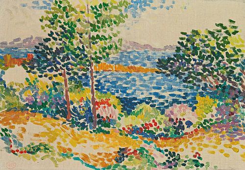 Henri-Edmond Cross - Sea coast on the Mediterranean