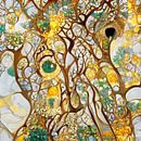 Delft in the style of Klimt by Maps Are Art thumbnail