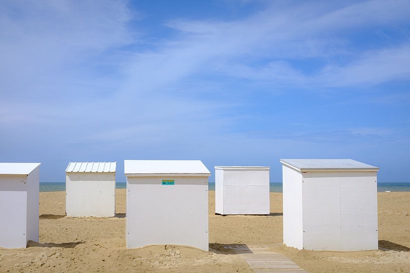 Beach cabins by Johan Vanbockryck