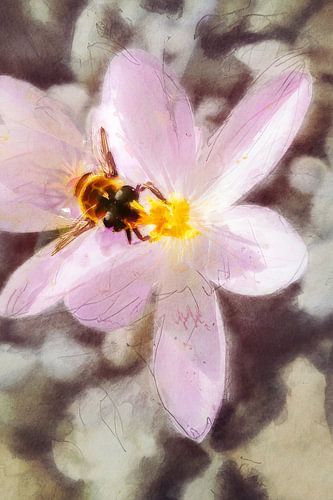 Voorzichtige ontwaking van het naderend voorjaar