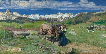 Lente in de Alpen, Giovanni Segantini