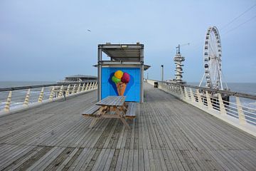 Quai de Scheveningen avec grande roue sur My Footprints