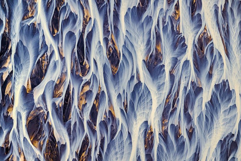 Glacier River Iceland by Luuk Belgers