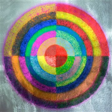 Layered color circle