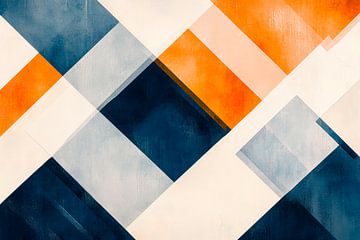 Abstract colour composition - Geometric by Poster Art Shop