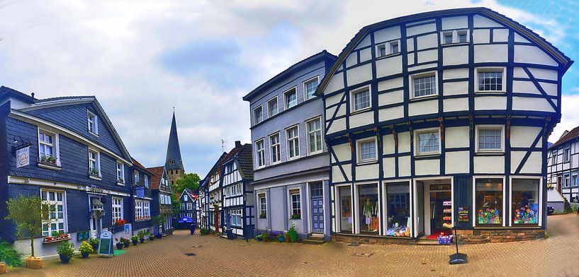 Altstadt Panorama 1 van Edgar Schermaul