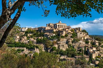 Uitzicht op Gordes | Provence van Flatfield