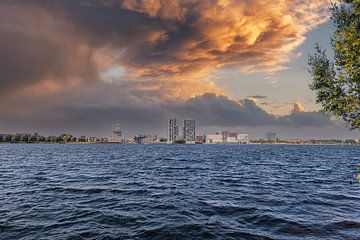 Almere Stad Skyline van Brian Morgan