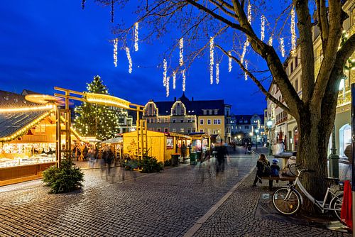De kerstmarkt van Weimar