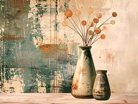 Atmospheric and peaceful still life in earth tones by Studio Pieternel