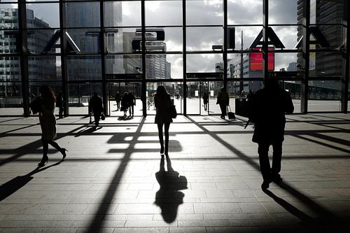 Station hall, Rotterdam by Ton deZwart