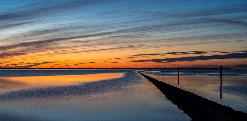 Sunset at the East Frisian North Sea by TB-Fotogalerie