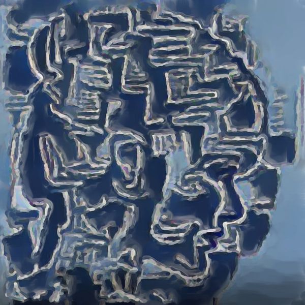 Abstract Inspiratie XLVI van Maurice Dawson