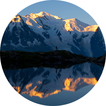 Mont Blanc zonsopkomst van Menno Boermans