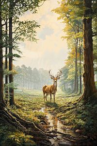 Gemalte Landschaft