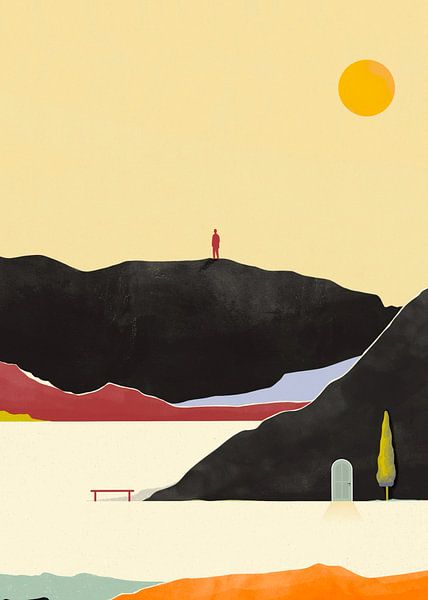 Ein Ort, um meinen Gedanken zu entfliehen von Pargoy Art
