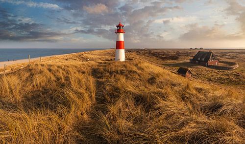 Autumn atmosphere at the lighthouse List-Ost on Sylt