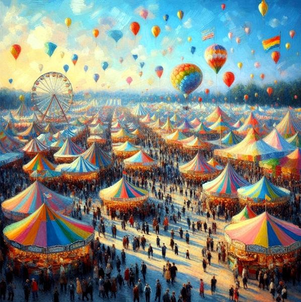 Foire 13 Style Claude Monet par Yvonne van Huizen