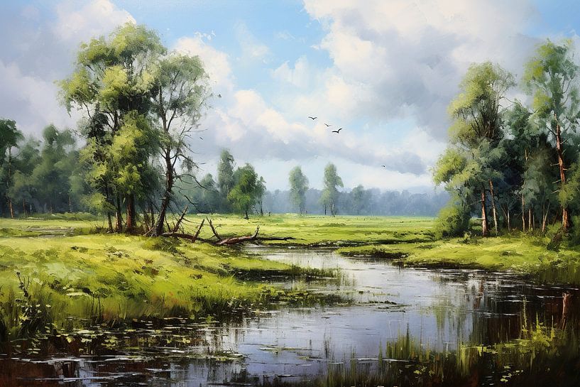 Pologne Nature par Peinture Abstraite
