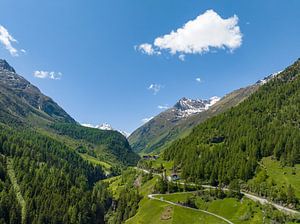 Ventertaler Landschaftsblick in der Ötztaler Region Tiol