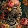 Panter in de bloemen van Studio Ypie