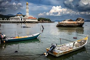 Drijvende moskee Pangkor eiland Maleisië
