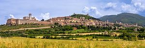 Panorama von Assisi, Italien