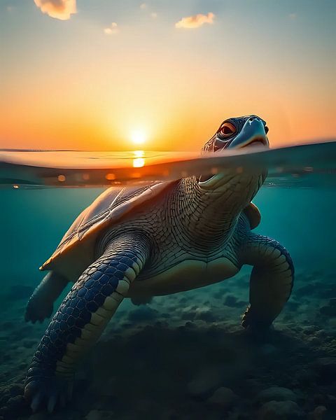 Armour in a golden glow by Jean Pierre