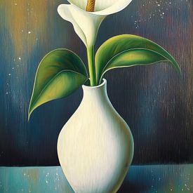 A single calla lily by Jutta Maria Pusl